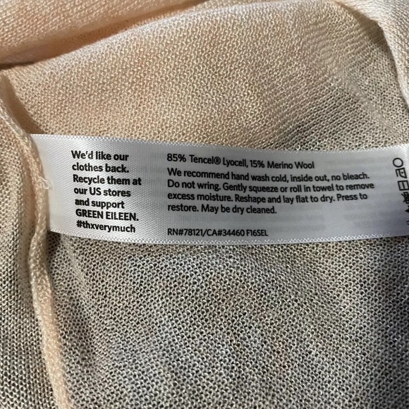 NWT Eileen Fisher Pullover Lightweight Hi-Low Hem Sz M - Picture 12 of 16